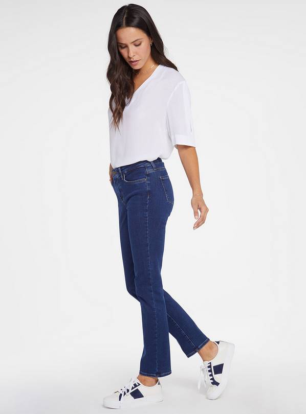 Nydj slim best sale straight jeans